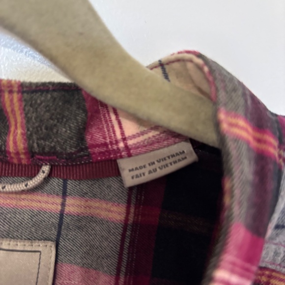 Royal Robbins Women's Plaid Button Down Shirt - Pink and Black - Picture 9 of 10